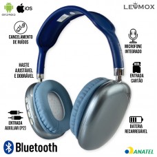 Headphone Bluetooth LEF-1005 Lehmox - Azul